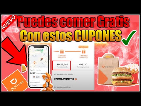 ?? Asi puedes #OBTENER CODIGOS Didi Food | Comer Casi #GRATIS |  #Cupones diarios【Agosto 2022】