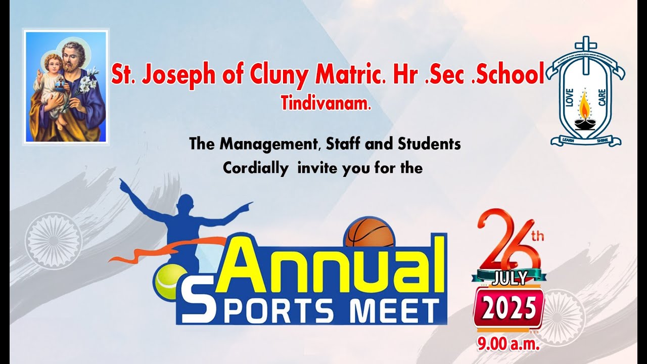 ANNUAL SPORTS MEET -  2025  SJC Tindivanam