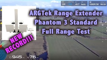 ARGTek Range Extender FULL Range Test - DJI Phantom 3 Standard
