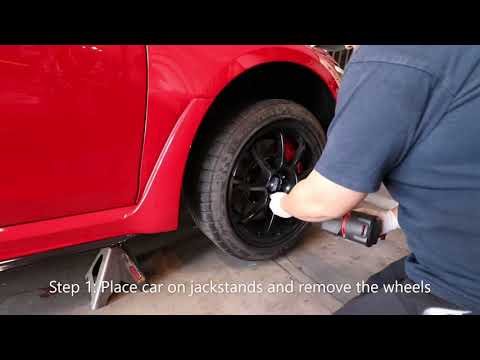 How to: Install lowering springs on a 2023 Civic Type R | THE EASY WAY!! | Step by step