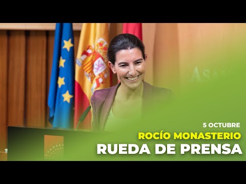 05.10 | Rueda de prensa de ROCÍO MONASTERIO tras la Junta de Portavoces de la Asamblea de Madrid