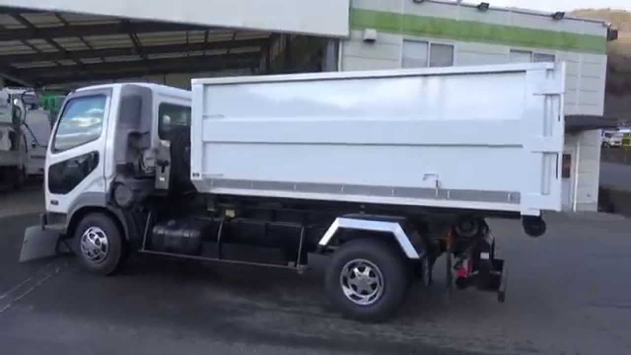 中古トラック 三菱ふそう ファイター フックロール車 外装と下回り Youtube