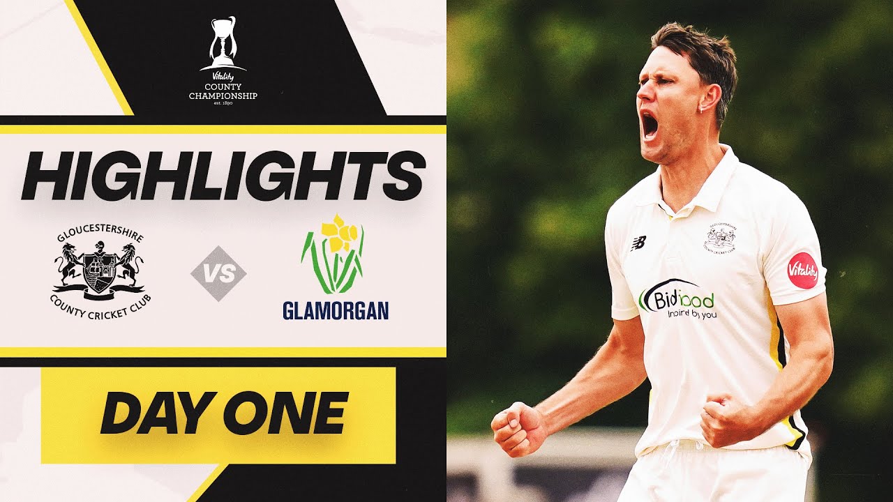 17 wickets fall on day one of Gloucestershire v Glamorgan! | County Championship Highlights