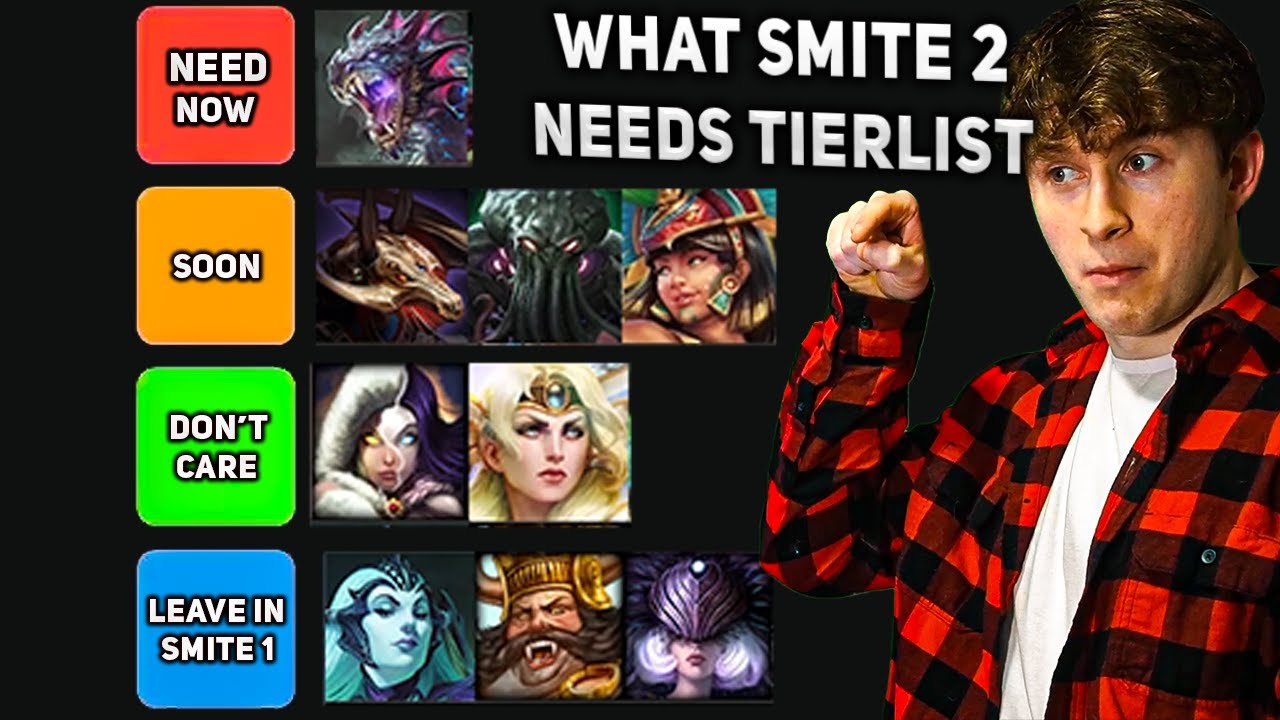 WHAT GODS NEED TO BE IN SMITE 2 TIERLIST
