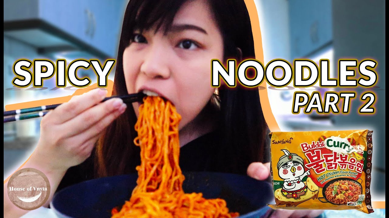 SPICY NOODLE CHALLENGE part 2 BULDAK CURRY! YouTube