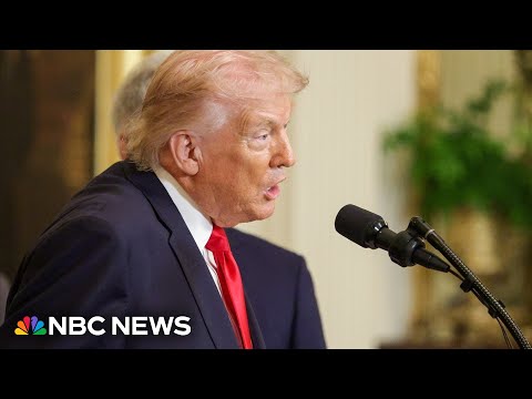 LIVE: Trump speaks at Women’s History Month event at White House | NBC News