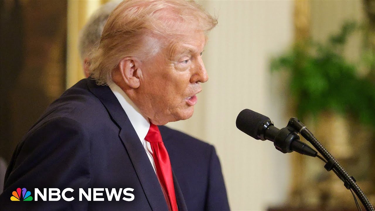 LIVE: Trump speaks at Women’s History Month event at White House | NBC News