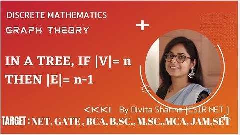TREE| |V|=n then |E|=n-1 PROOF #graphtheory #discretemathematics #divita #engineeringmatematics #mca
