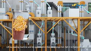 MAIZE FLOUR MILLING PROCESSING LINE