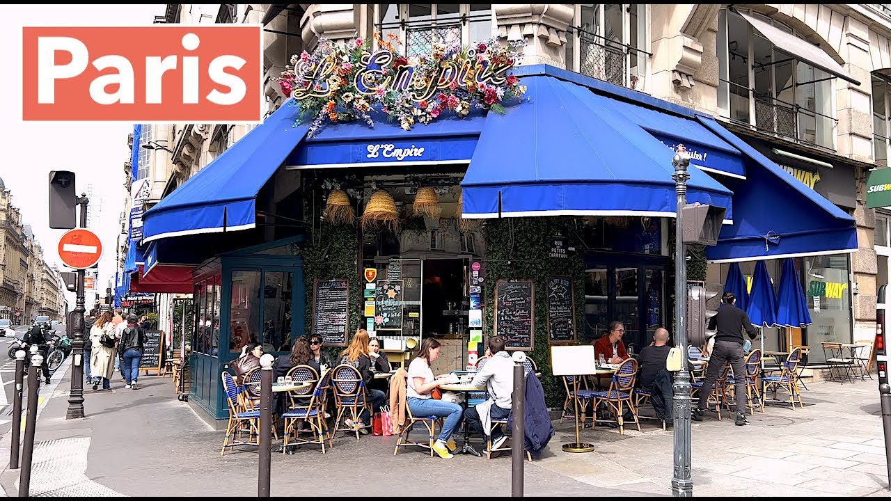 Paris France,  HDR walking tour - May 6, 2023 - 4K HDR 60 fps