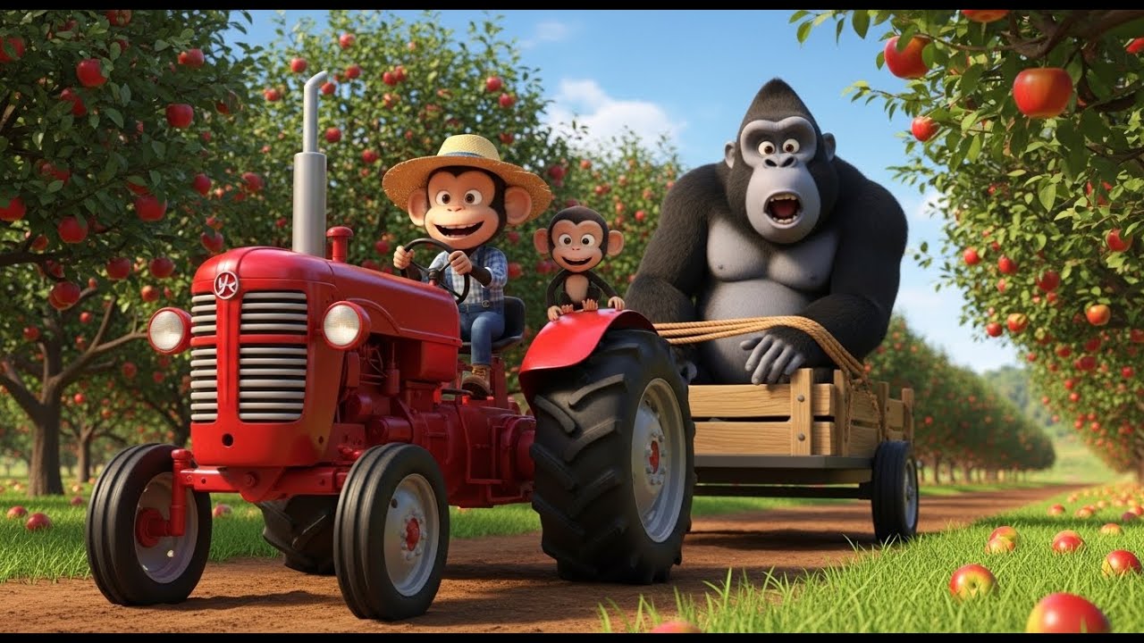 Monkey Funny: The Apple Thief Who Learned a Kind Lesson | Heartwarming Monkey Story 🐒🍎✨