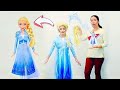 DESAFIO ARRUME-SE COMIGO - ELSA do FROZEN 2 ★ Mamãe me transformou na Boneca da Elsa do Frozen II