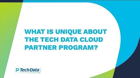 What is unique about the Tech Data Cloud Partner Program?