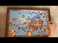 世界最小ジグソーパズル　1000ピース【世界の風景　灯りともる九分】完成まで
