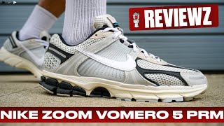 THE COMFIEST NIKE SHOE RIGHT NOW?!? | NIKE ZOOM VOMERO 5 PRM "LIGHT BONE" (SUPERSONIC) | On-Foot
