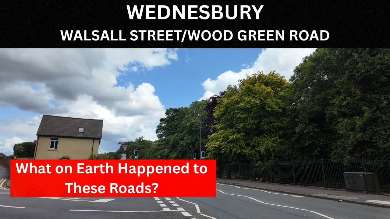 What on Earth happened to these roads?? And spot the rarest car in Wednesbury!!