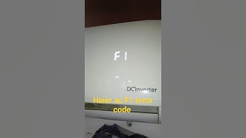 How to fix Haier inverter AC F1 error code, step by step complete information #viral