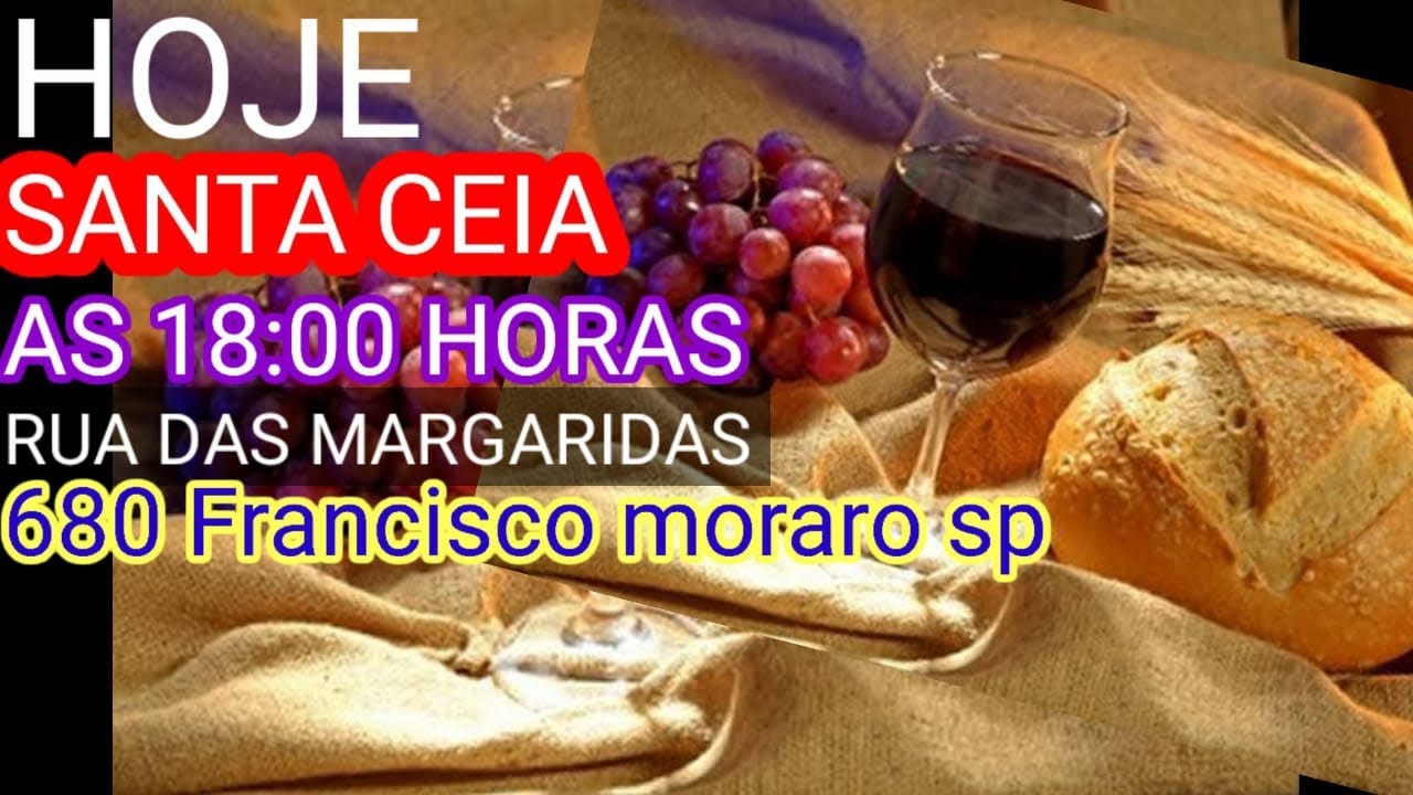 NOVA CCB SANTA Ceia Culto Online YouTube nova-ccb-santa-ceia-culto-online-youtube