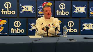 Bill Self reacts to KU's win over Arizona