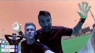 FreekickerZ vs Buffon | Ultimate Football Challenges