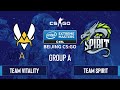 CS:GO - Team Vitality vs Team Spirit [Nuke] Map 2 - IEM Beijing 2020 Online - Group A - EU