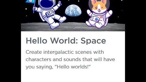 Code.org | Hour of Code | Hello World: Space | Muhammad Ali