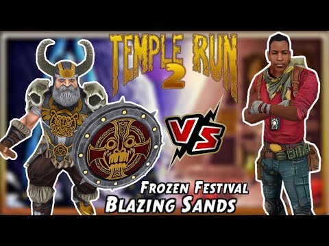 Sigur Frostbeard VS Barry Bones Outrider Frozen Festivals VS Blazing Sands Temple Run 2 YaHruDv 