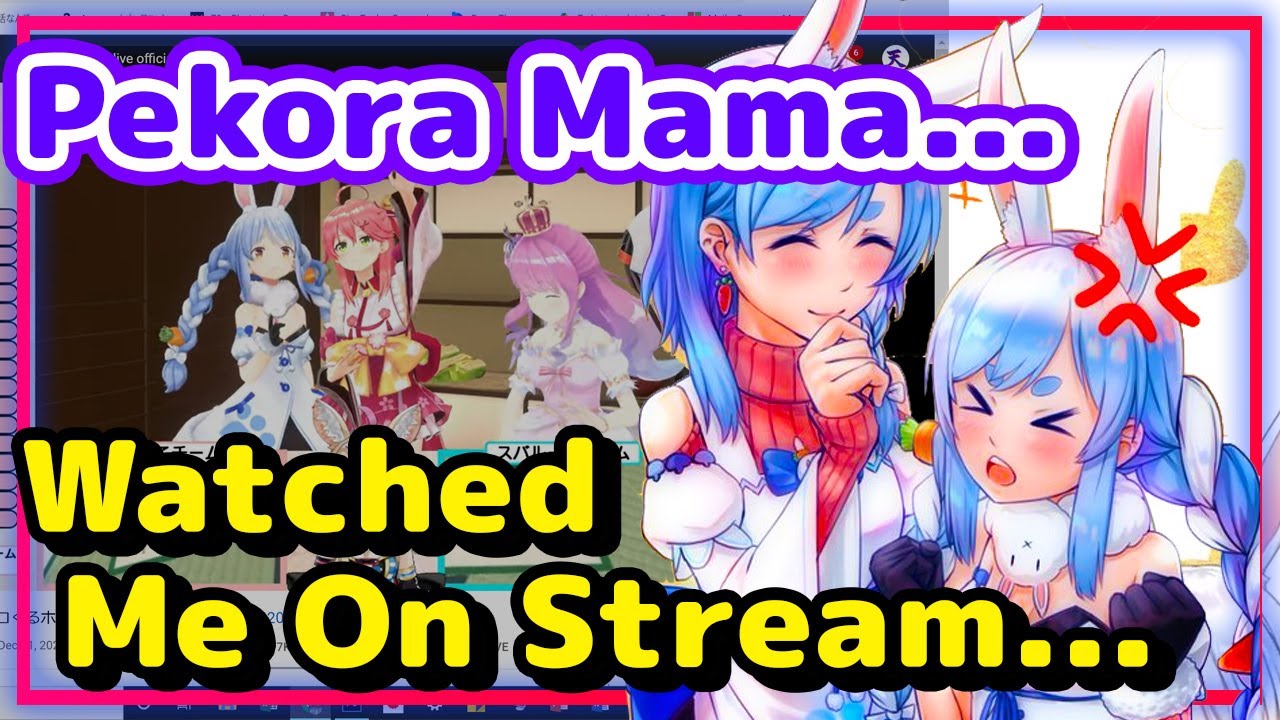 【ENG Sub】Usada Pekora - Mama Watched Me On Stream on Hololive Official New Year 2021 Livestream