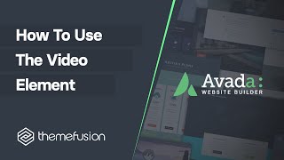 How To Use The Video Element