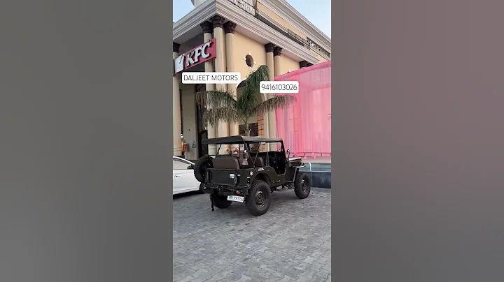 CJ3B JEEP MODIFIED ☎️9416103026 #jeep #usa #willysjeep #offroad