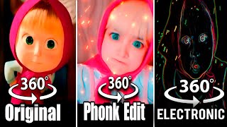 360° VR Masha Song Original vs Masha Ultrafunk vs Electronic