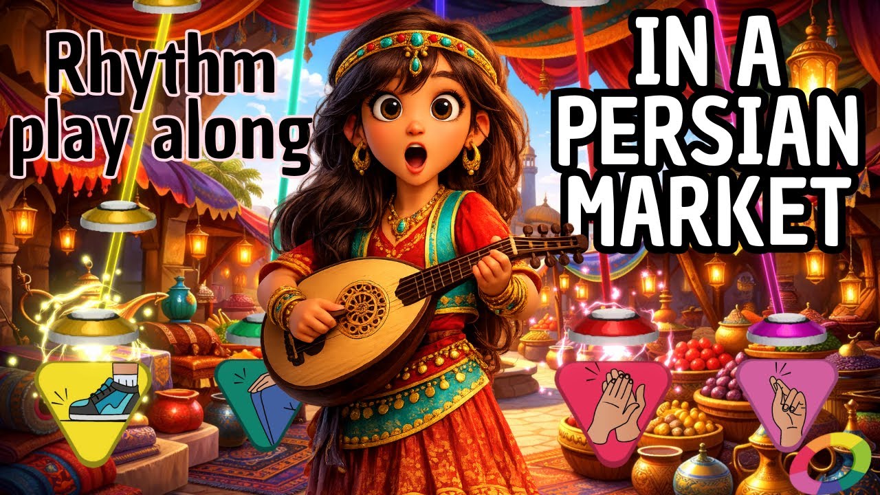 BODY PERCUSSION In a Persian Market (Albert Ketèlbey) | Rhythm & Coordination Activity