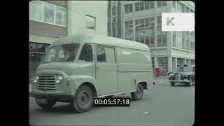 London 1960s Driving Tottenham Court Road POV