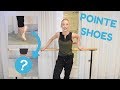 BEFORE & AFTER | BREAKING IN POINTE SHOES