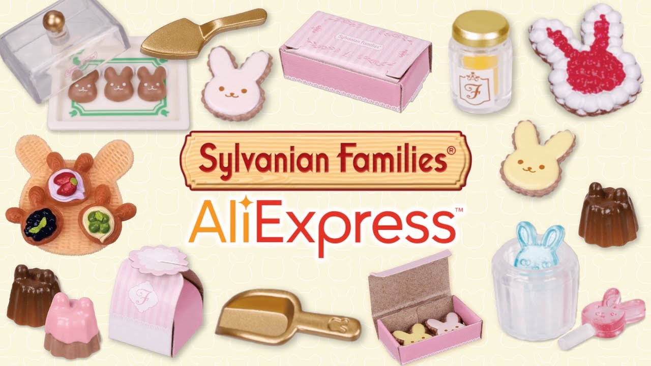 Sylvanian Families bakery and cakes haul! AliExpress gacha capsules review | 森のかわいいケーキ屋さん3