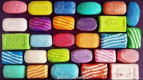 Cutting dry soap cubes. Satisfying video ASMR. Relaxing Sounds, no talking #1