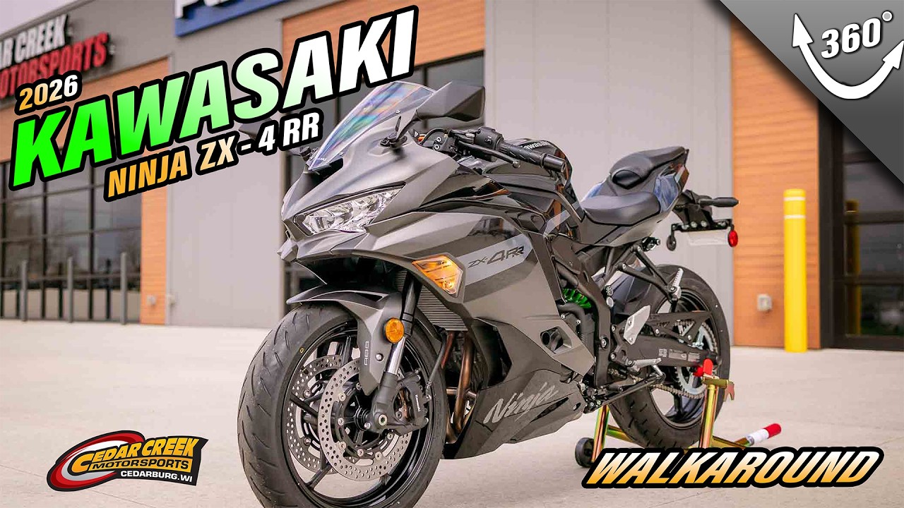 Walkaround | 2026 Kawasaki Ninja® ZX™-4RR ABS - YouTube