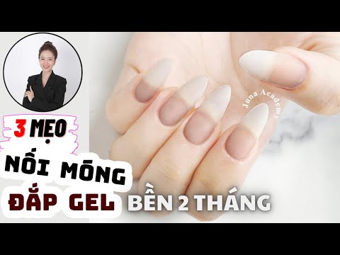 Video 3 mẹo nối móng đắp gel bền 2 tháng - Nối móng đắp gel... - youtube