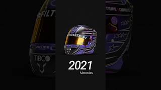 Lewis Hamilton&#39;s Helmet Evolution