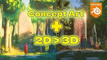 From Concept Art to 3D World | Blender 3D