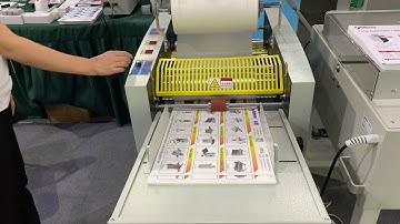 Sysform AUTO-370F/490F Auto Feed Auto Cut Roll Laminator Operation