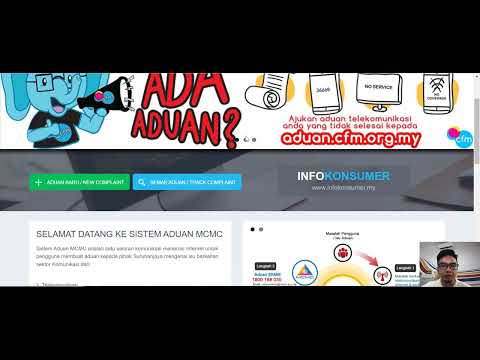 Tutorial Mengisi Portal Aduan SKMM