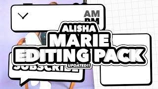 HUGE ALISHA MARIE VLOGS EDITING PACK!! PART 3
