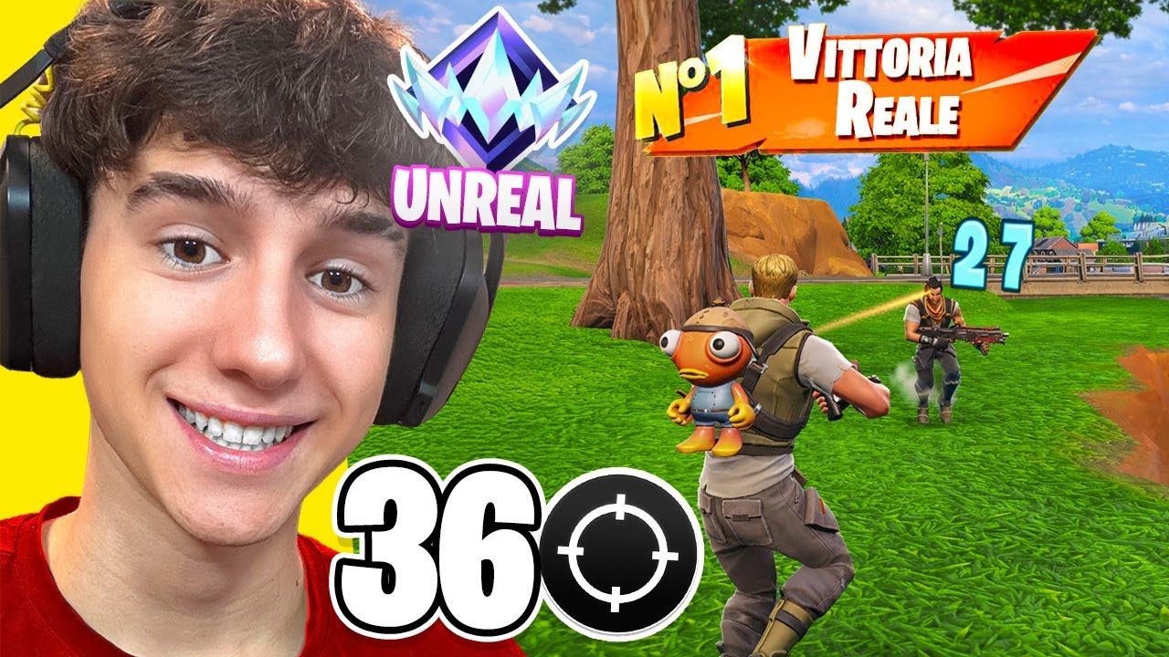 La MIA MIGLIORE PARTITA di SEMPRE in Rank UNREAL su Fortnite!!