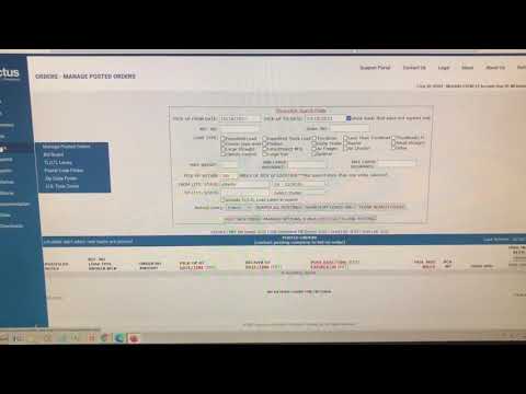 How To Use The New Sylectus Omnitracs Interface To Search For Loads. #Trucking#cargovans#sprinters