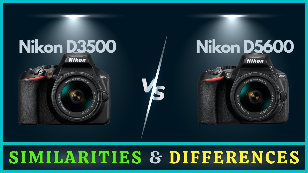 Nikon D3500 vs Nikon D5600 - Technology Video