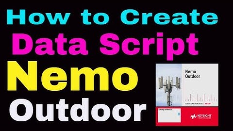 9.Create Data Script & DATA Testing in Nemo Outdoor ||  Nemo Outdoor Complete Course || By MR Solves