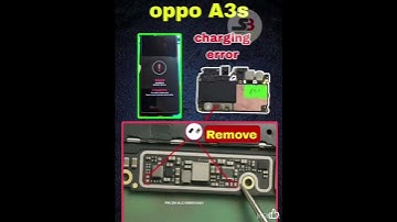 oppo A3S CHARGING ERROR #oppo