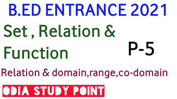 Set,Relation & Function ||Part -5|| B.ed entrance 2021