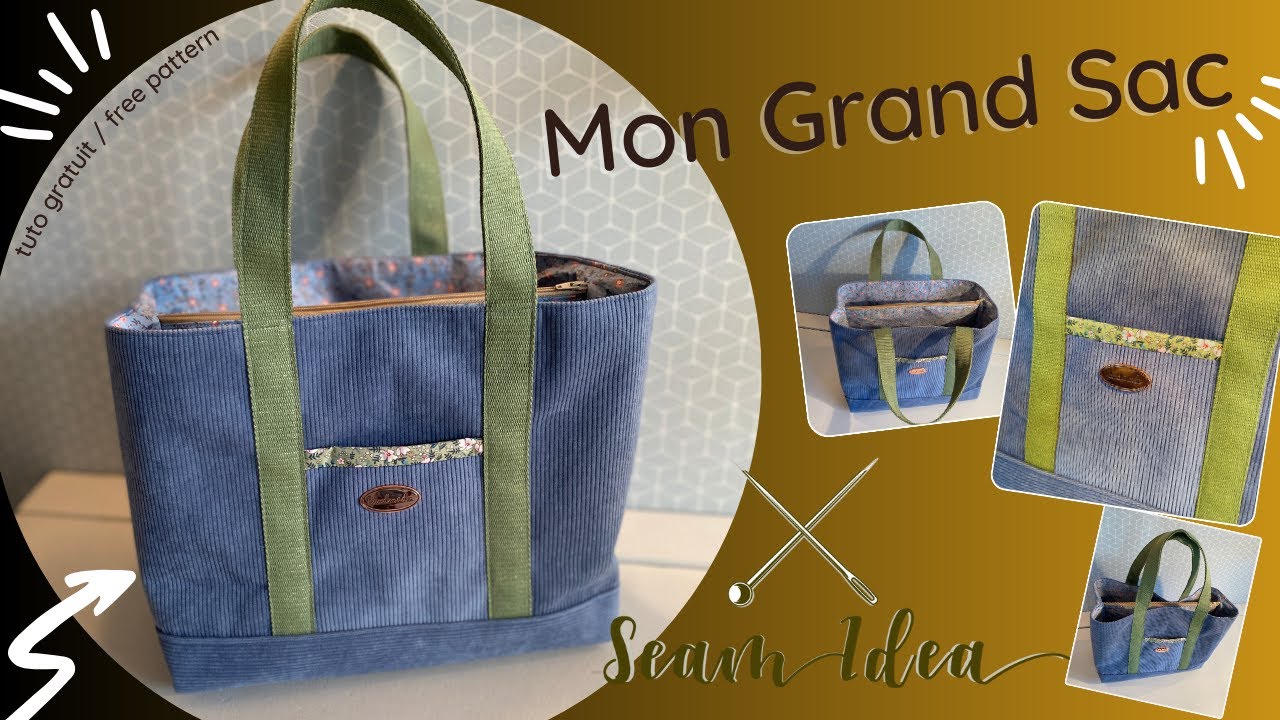 Couture : Mon Grand Sac, facile et pratique!